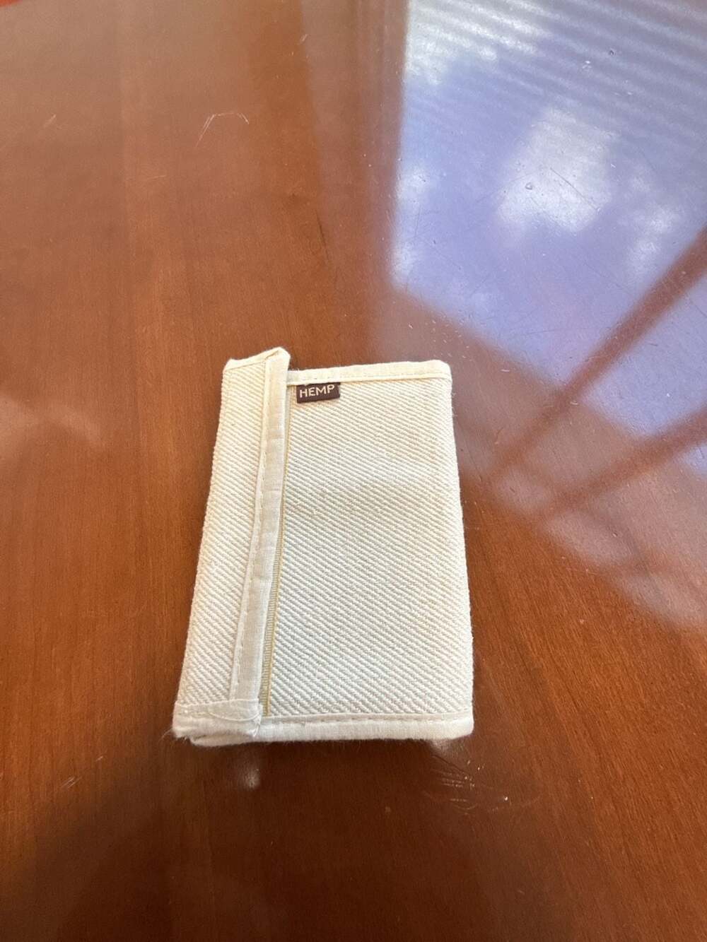 Atlantis 100% Hemp Tri-Fold Velcro Wallet
